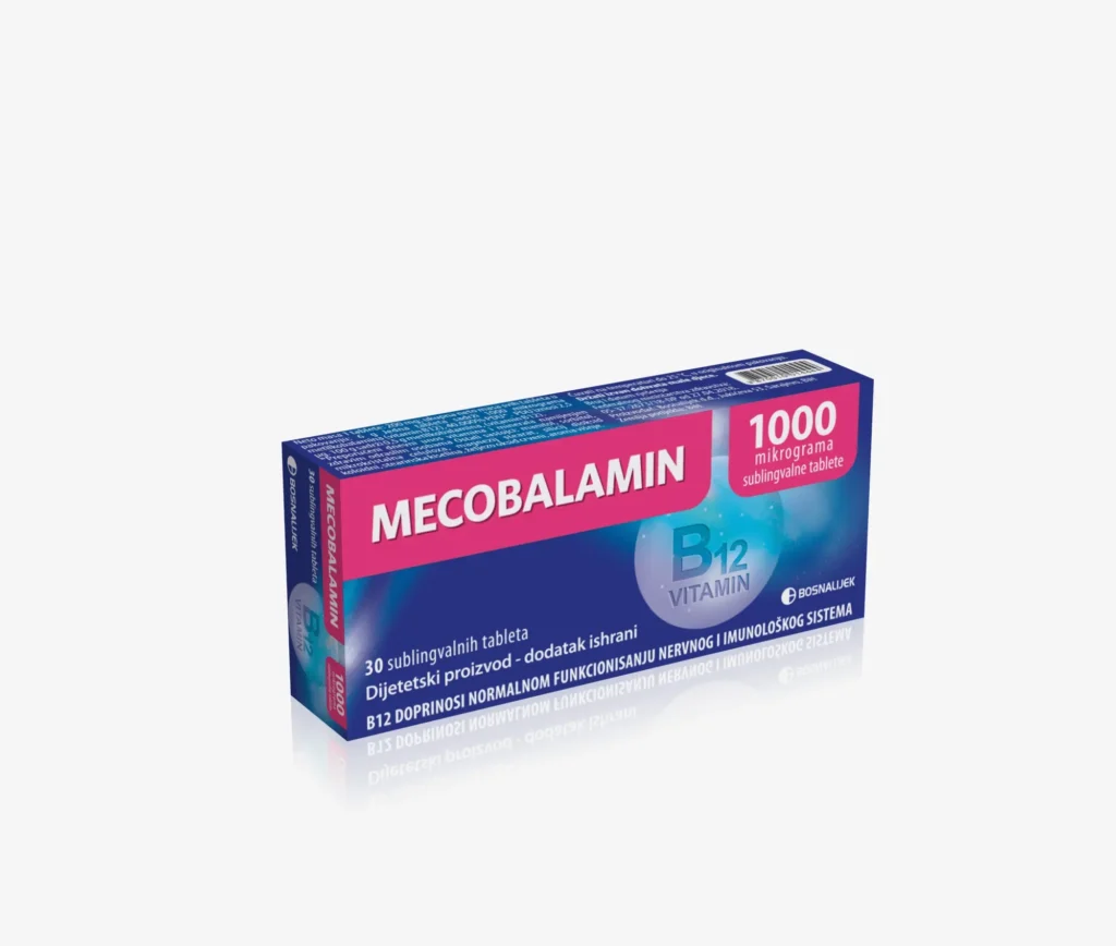 Mecobalamin 1000 µg tablete – vitamin B12 za nerve i energiju