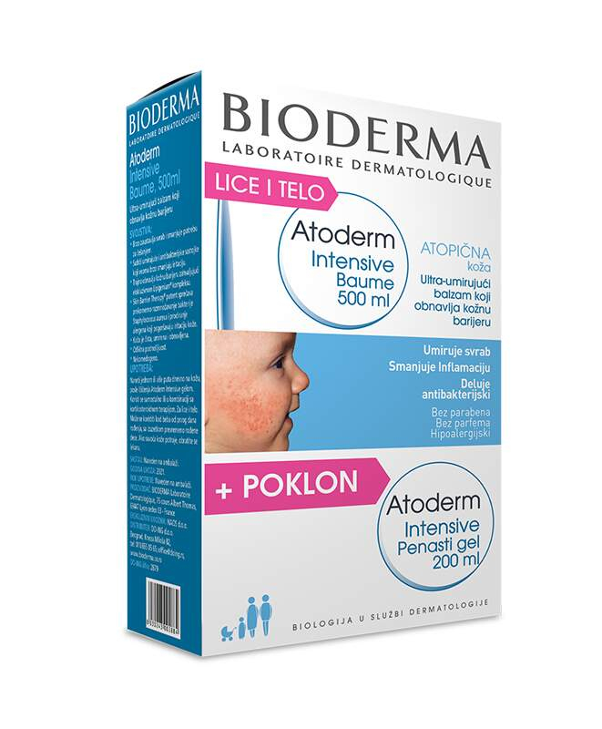 BIODERMA ATODERM INTENSIVE BAUME 500+ATODERM INTENSIVE GEL 200ML ...