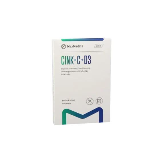 MaxMedica Cink+C+D3 50 tableta