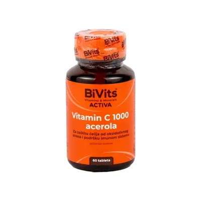 Bivits Activa Vitamiin C 1000+Cink+D3 60 tableta
