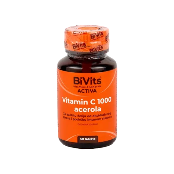 Bivits Activa Vitamiin C 1000+Cink+D3 60 tableta