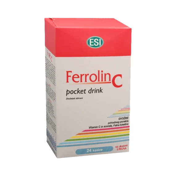 ESI Ferrolin C pocket drink 24 kesice