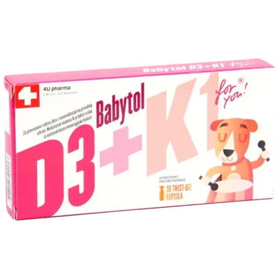 Babytol D3+K1 30 kapsula