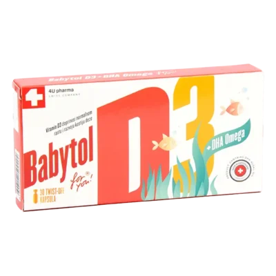 Babytol D3+DHA Omega 3 30 kapsula