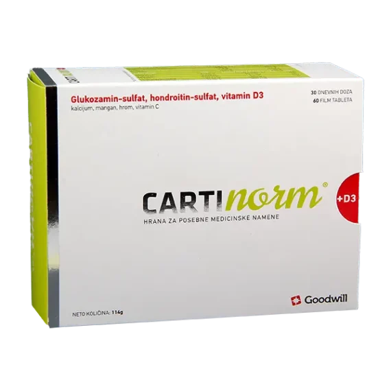 Cartinorm+D3 60 tableta