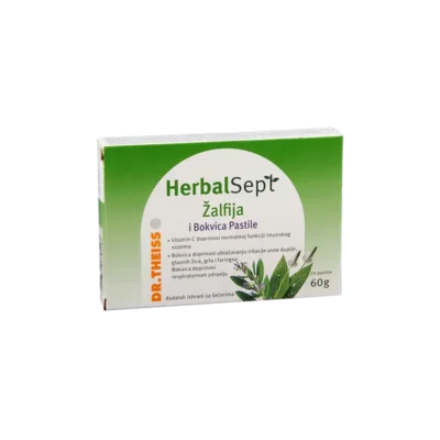 Dr.Theiss Herbal Sept žalfija i bokvica 24 pastile