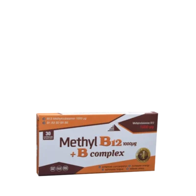 Methyl-B12 1000mcg+B-complex 30 kapsula
