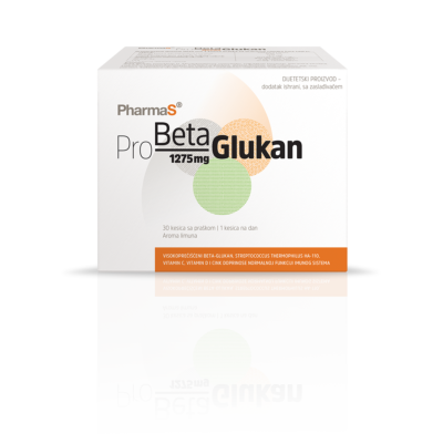 PharmaS® Pro Beta Glukan 1275 mg, 30 kesica sa praškom za pripremu napitka