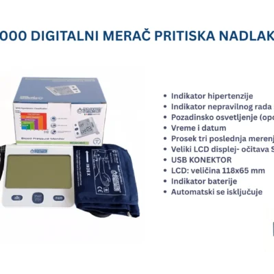 BD 8000 DIGITALNI MERAČ PRITISKA NADLAKTICA
