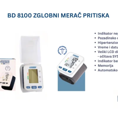 BD 8100 ZGLOBNI MERAČ PRITISKA